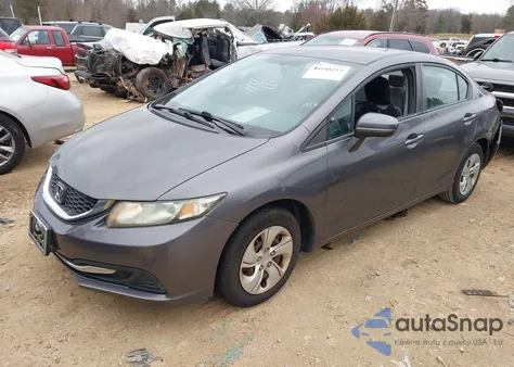 2014 Honda Civic Lx z USA, uszkodzony, nr VIN 19XFB2F50EE210616